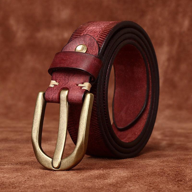 Belt Leather For Women Ou Men Model Lee by Zictor
