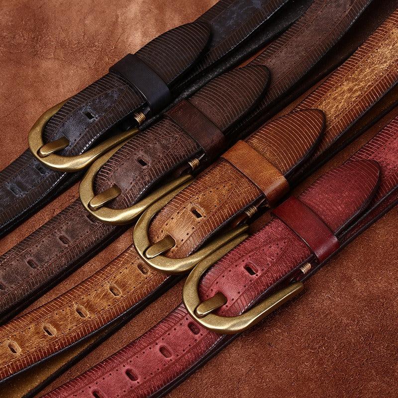 Belt Leather For Women Ou Men Model Lee by Zictor