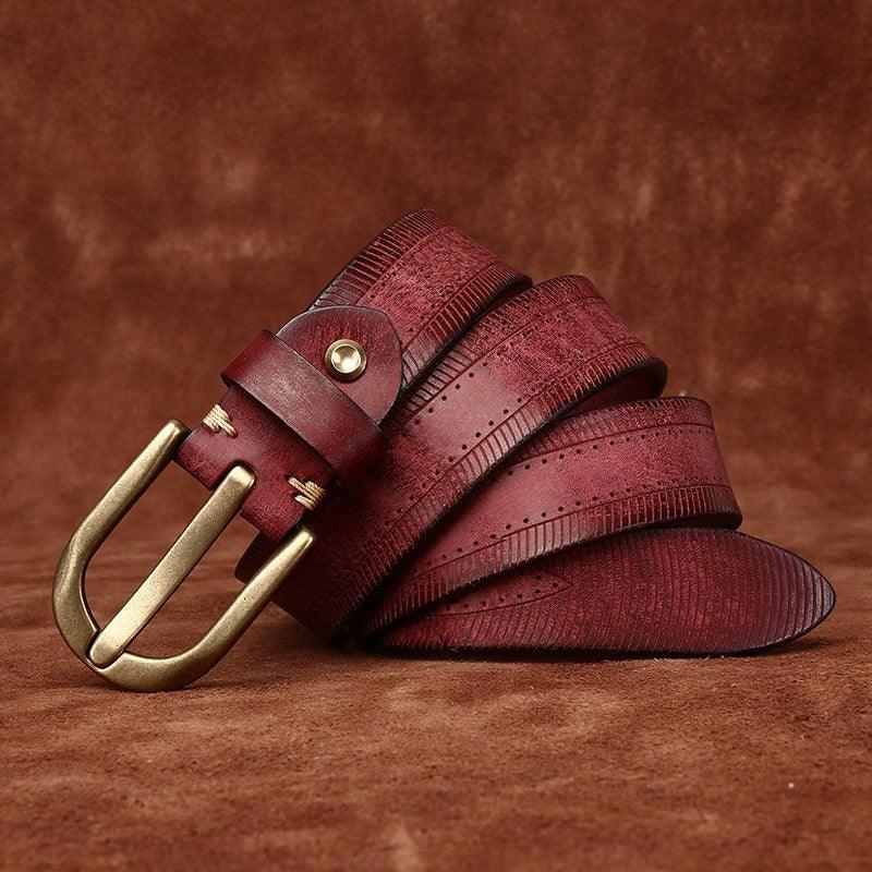 Belt Leather For Women Ou Men Model Lee by Zictor