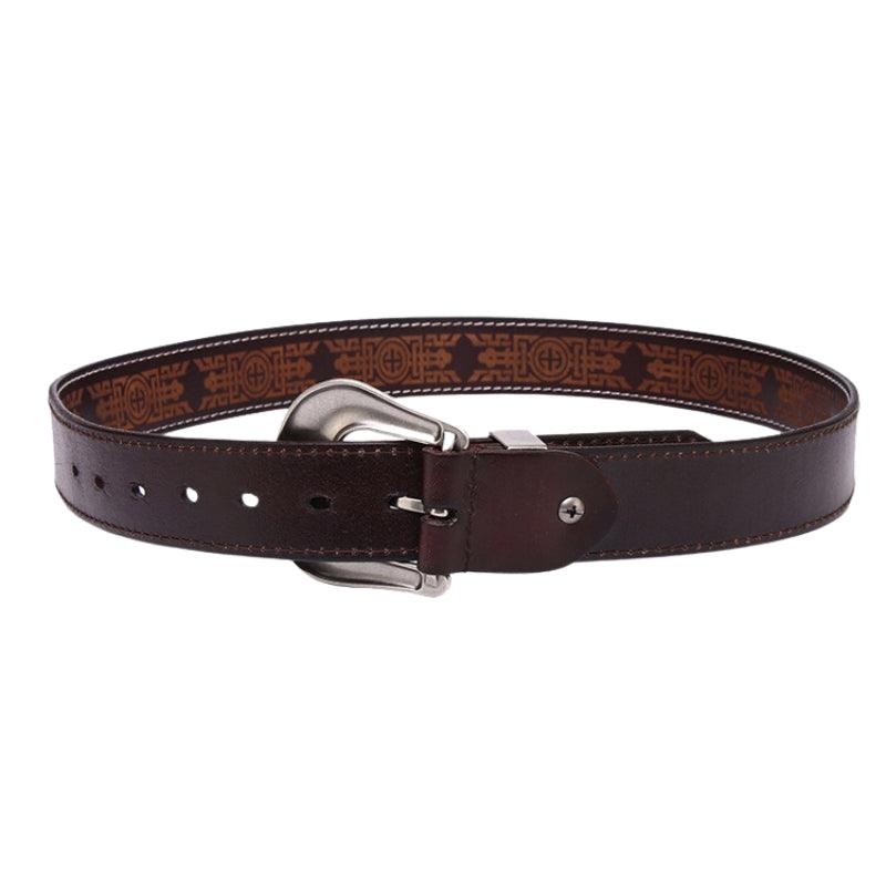 Belt Leather Gravee Western For Women Ou Men Model Blaise by Zictor