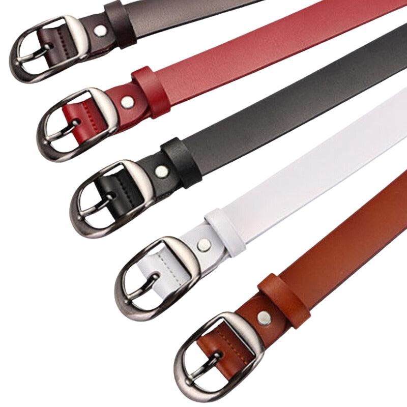 Belt Leather Lisse For Women TO Buckle Retro Model Louie by Zictor