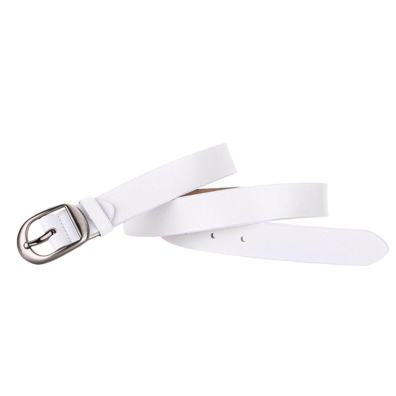 Belt Leather Lisse For Women TO Buckle Retro Model Louie by Zictor
