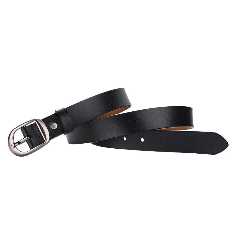 Belt Leather Lisse For Women TO Buckle Retro Model Louie by Zictor