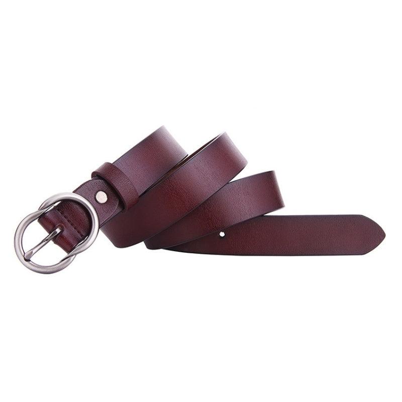 Belt Leather For Women TO Buckle Retro Model Jackie by Zictor