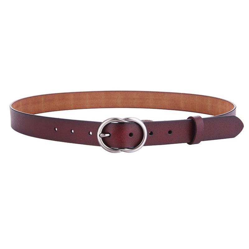 Belt Leather For Women TO Buckle Retro Model Jackie by Zictor