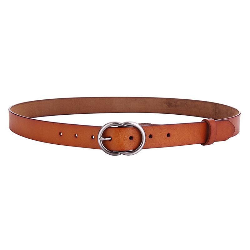 Belt Leather For Women TO Buckle Retro Model Jackie by Zictor