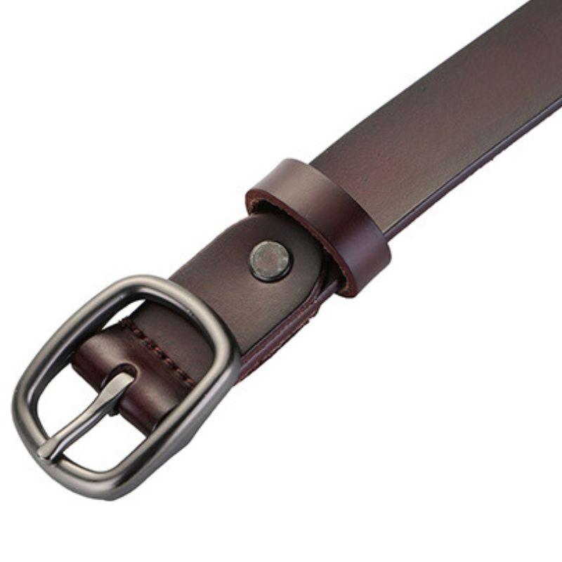 Belt Leather Lisse For Women Model Spenser by Zictor