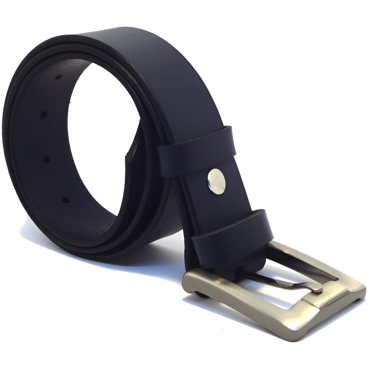 Belt in leather pleine fleure, tAndiege végétal, for men, model Keelan - Zictor