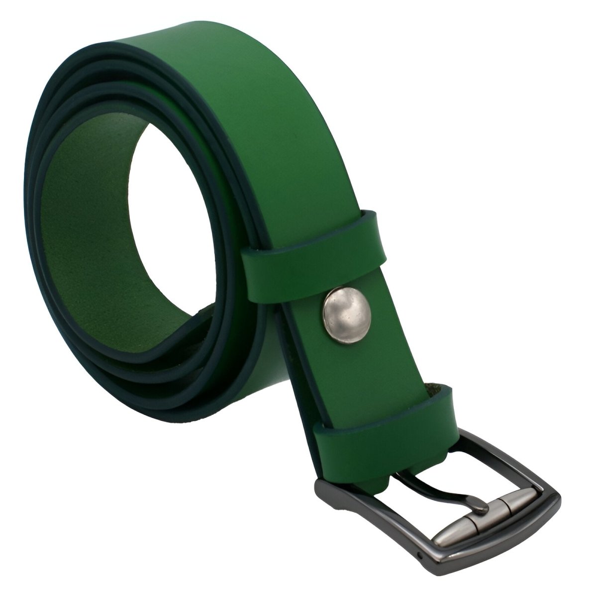 Belt in leather pleine fleure, tAndiege végétal, for men, model Landry - Zictor