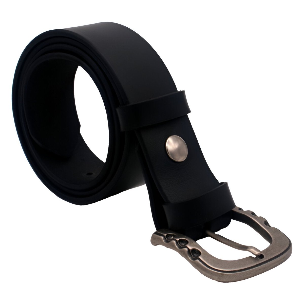 Belt in leather pleine fleure, tAndiege végétal, for men, model Théo - Zictor