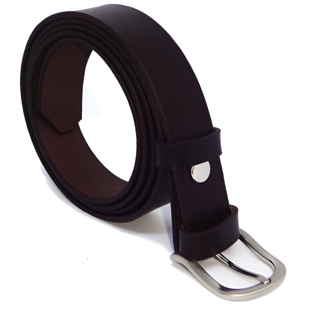 Belt in leather pleine fleure, tAndiege végétal, for men, model Niki - Zictor