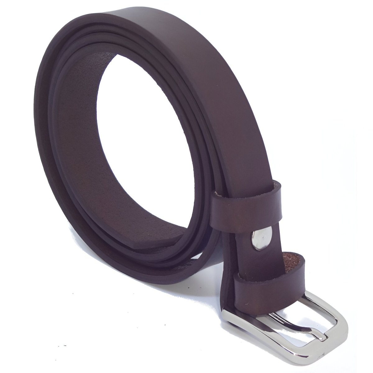Belt in leather pleine fleure, tAndiege végétal, for women, model Ashbie - Zictor