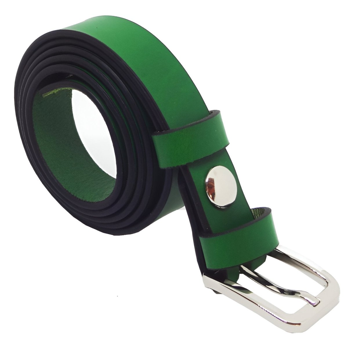 Belt in leather pleine fleure, tAndiege végétal, for women, model Ashbie - Zictor