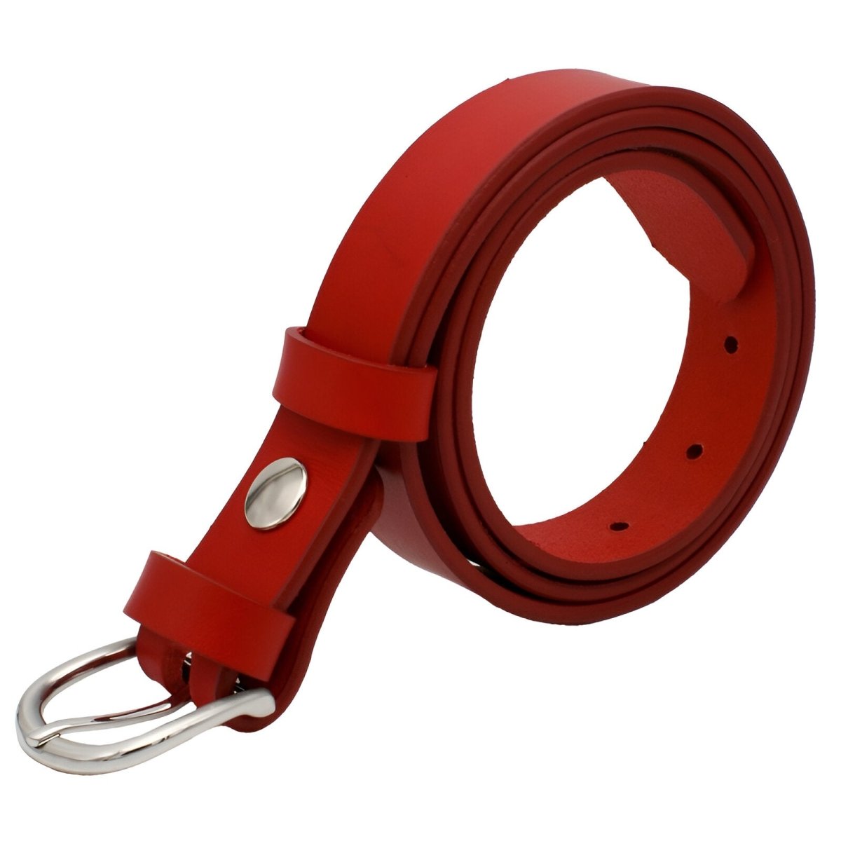 Belt in leather pleine fleure, tAndiege végétal, for women, model Zoé - Zictor