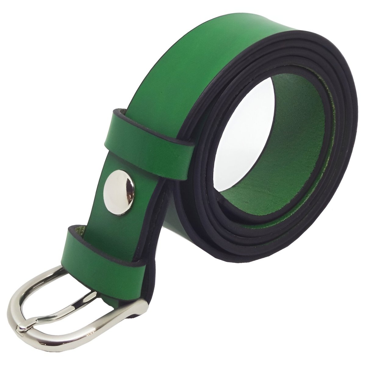 Belt in leather pleine fleure, tAndiege végétal, for women, model Zoé - Zictor