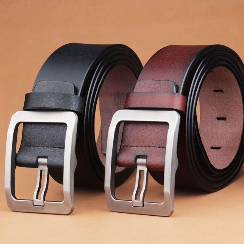 Belt Leather Buckle Ajouree For Men Model Laurin by Zictor