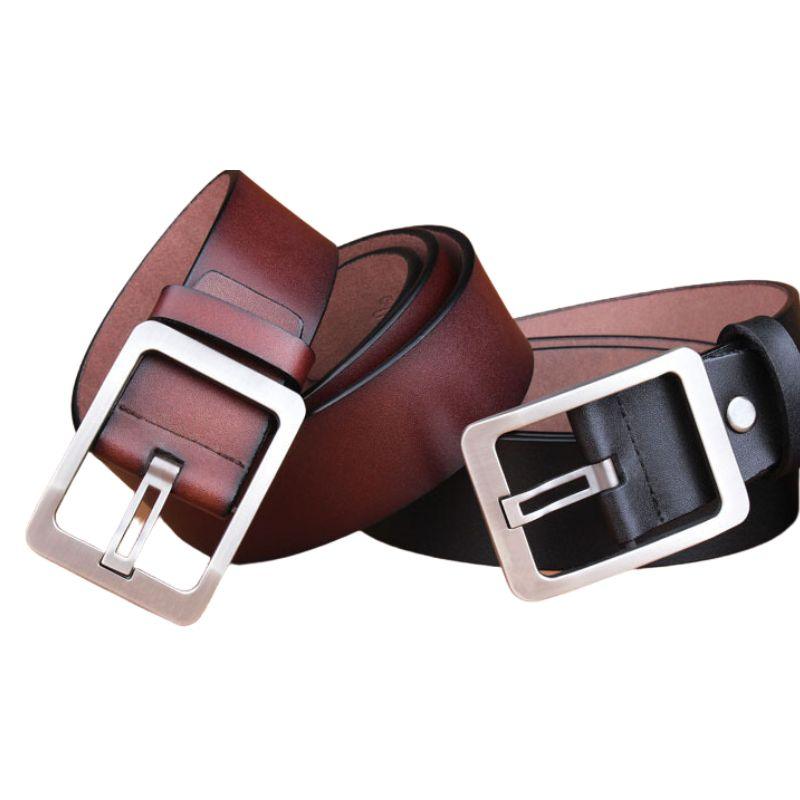 Belt Leather Buckle Ajouree For Men Model Laurin by Zictor