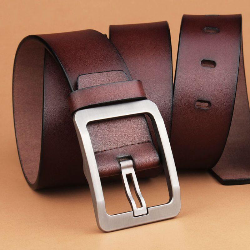 Belt Leather Buckle Ajouree For Men Model Laurin by Zictor