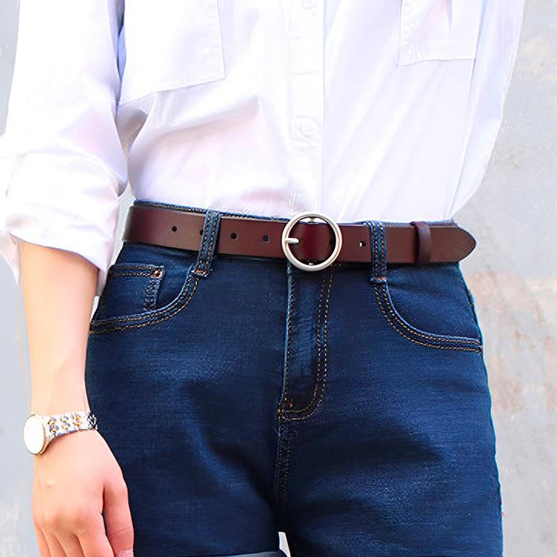 Belt Leather For Women Model Quinne by Zictor