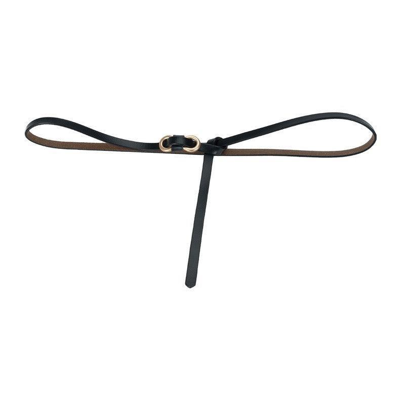 Belt in leather to nouer model CKendrixe - Zictor