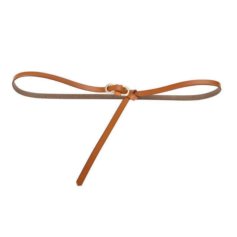 Belt in leather to nouer model CKendrixe - Zictor