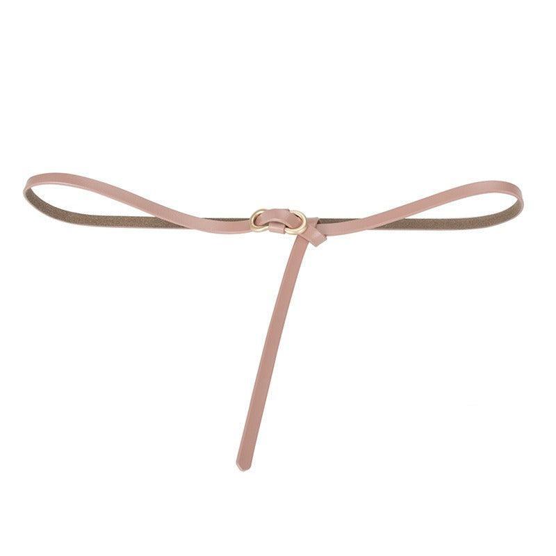 Belt in leather to nouer model CKendrixe - Zictor