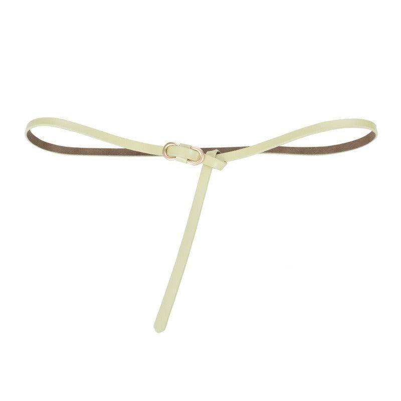 Belt in leather to nouer model CKendrixe - Zictor