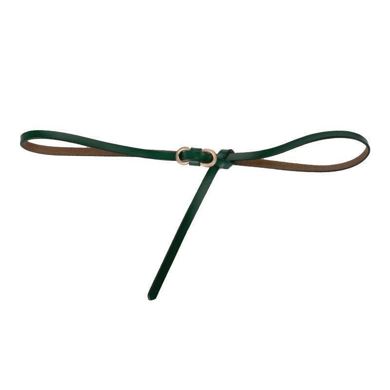 Belt in leather to nouer model CKendrixe - Zictor