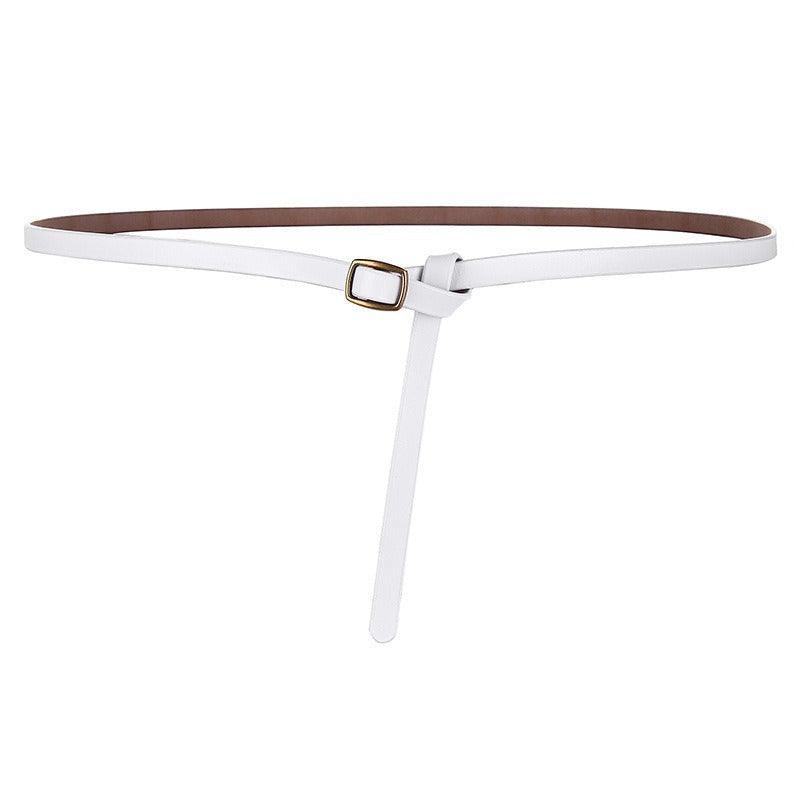 Belt in leather to nouer model Matis - Zictor
