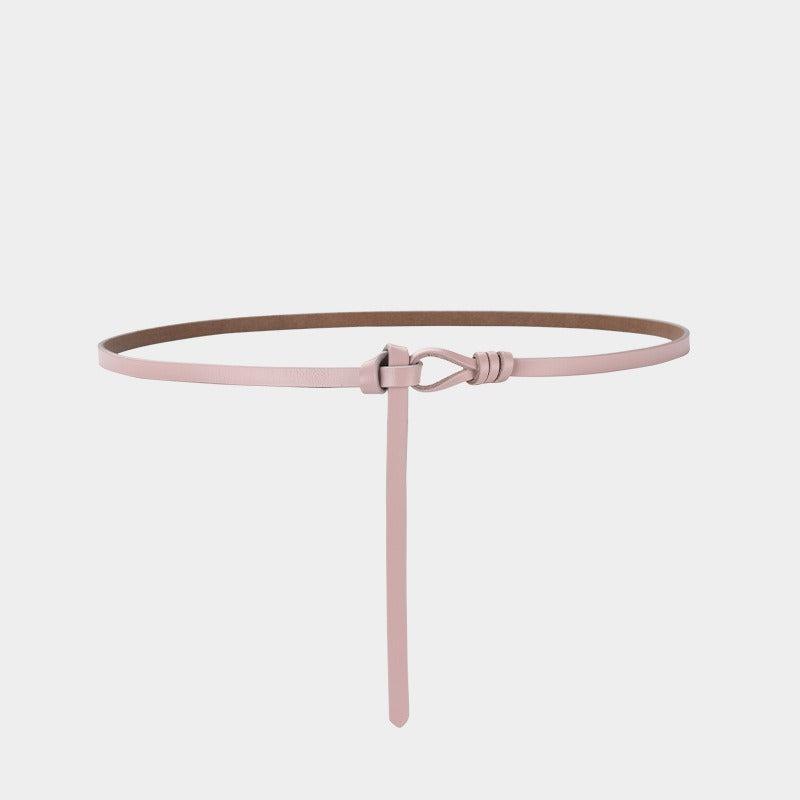 Belt in leather to nouer model Nile - Zictor