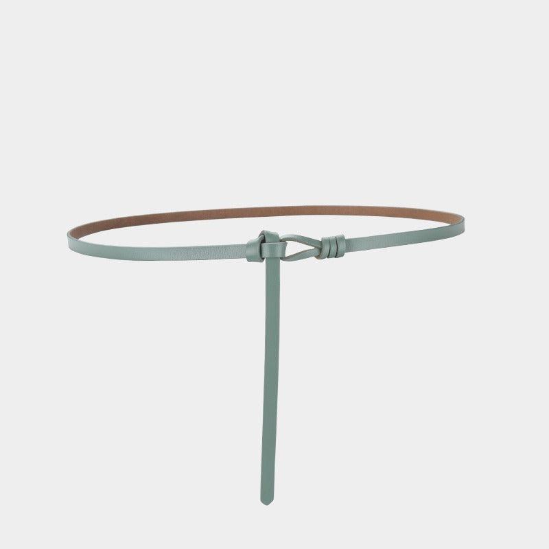 Belt in leather to nouer model Nile - Zictor