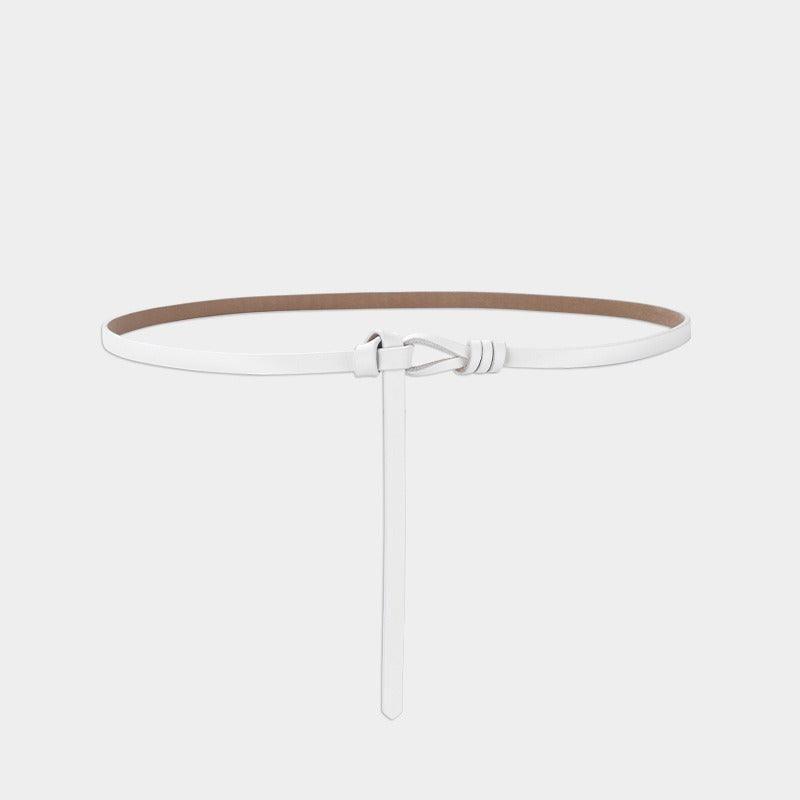 Belt in leather to nouer model Nile - Zictor