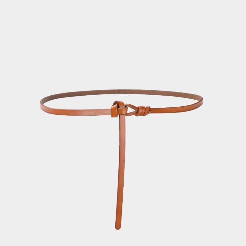 Belt in leather to nouer model Nile - Zictor