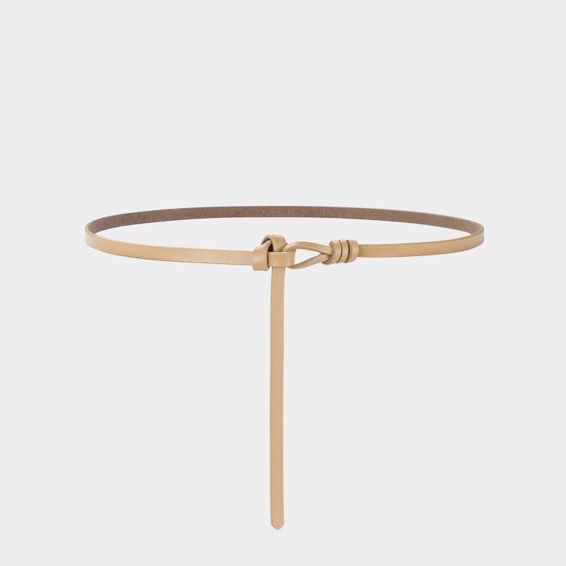 Belt in leather to nouer model Nile - Zictor