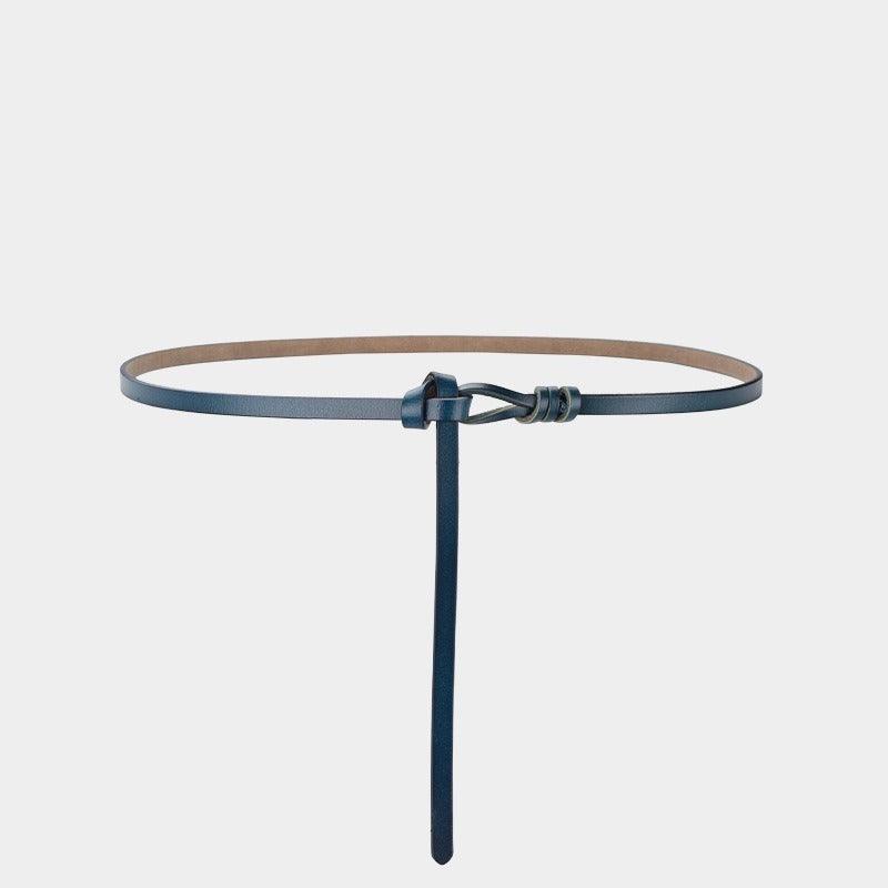 Belt in leather to nouer model Nile - Zictor