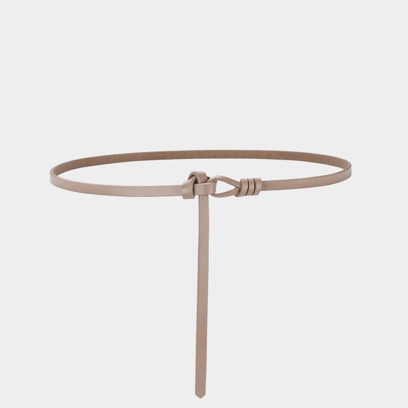 Belt in leather to nouer model Nile - Zictor