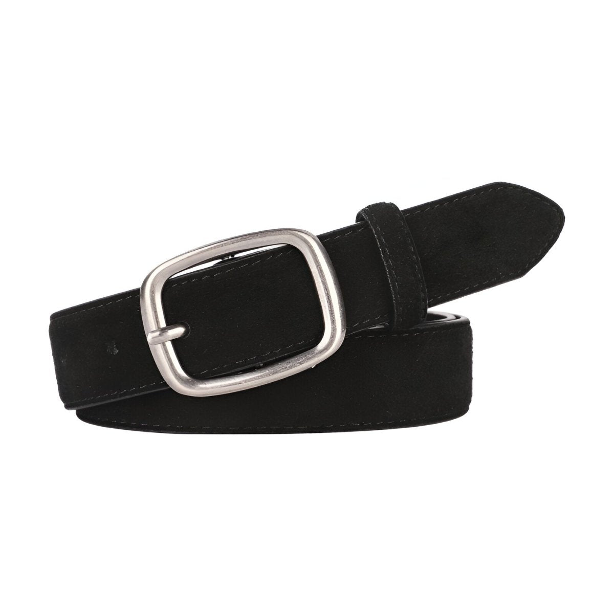 Belt in leather véritable suédé, au look polyvCalt, model Émilie - Zictor