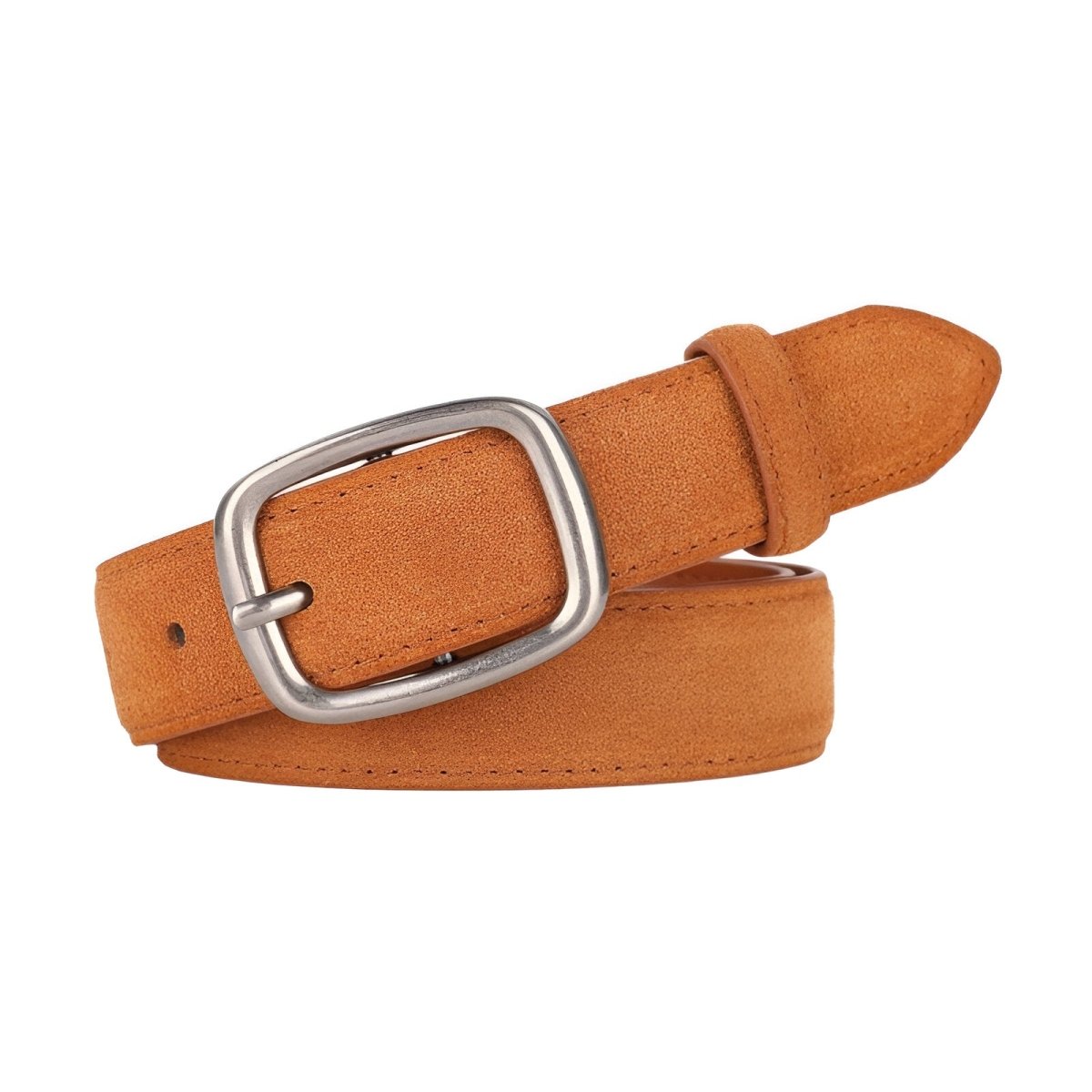 Belt in leather véritable suédé, au look polyvCalt, model Émilie - Zictor