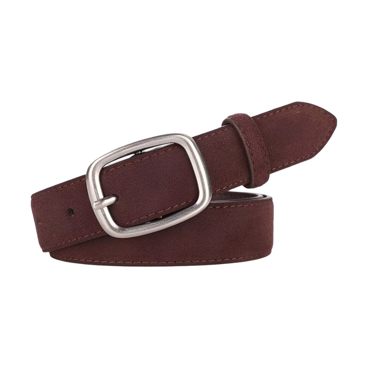 Belt in leather véritable suédé, au look polyvCalt, model Émilie - Zictor