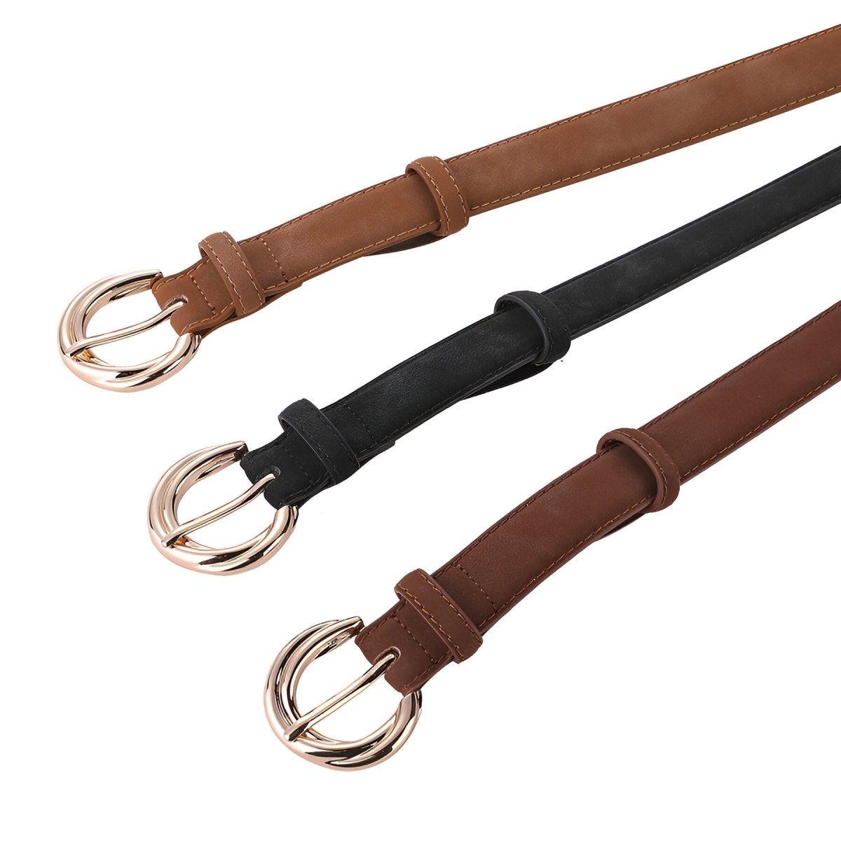 Belt Leather Veritable Suede Au Style Epure Model Kase by Zictor