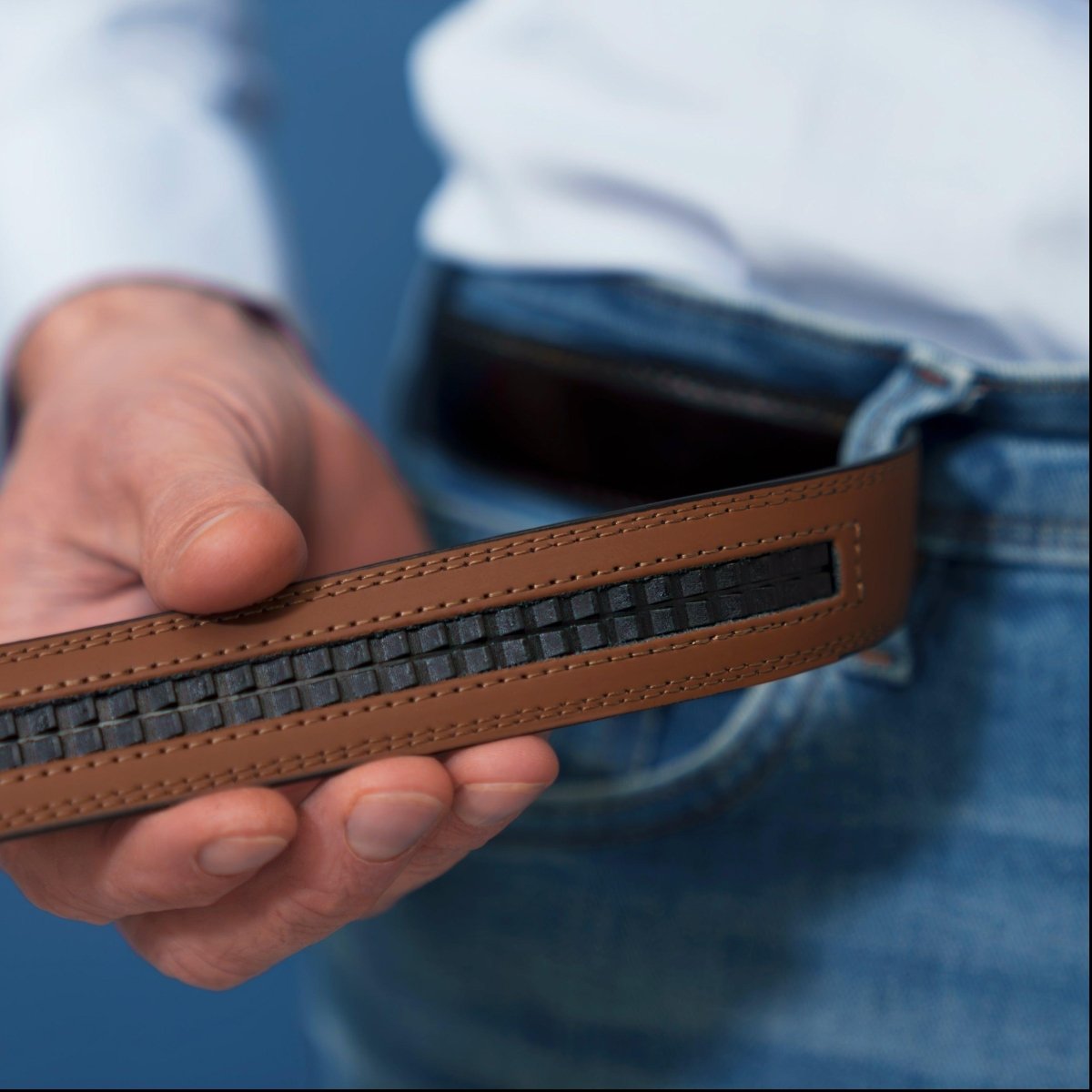Belt Costume In Leather For Men Model Paiton by Zictor