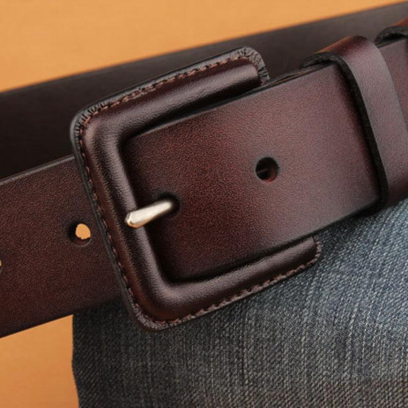 Belt Leather Anti Allergie For Men Model Ryleigh by Zictor