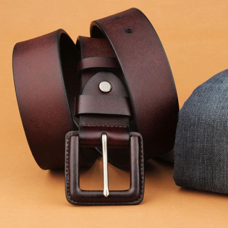 Belt Leather Anti Allergie For Men Model Ryleigh by Zictor