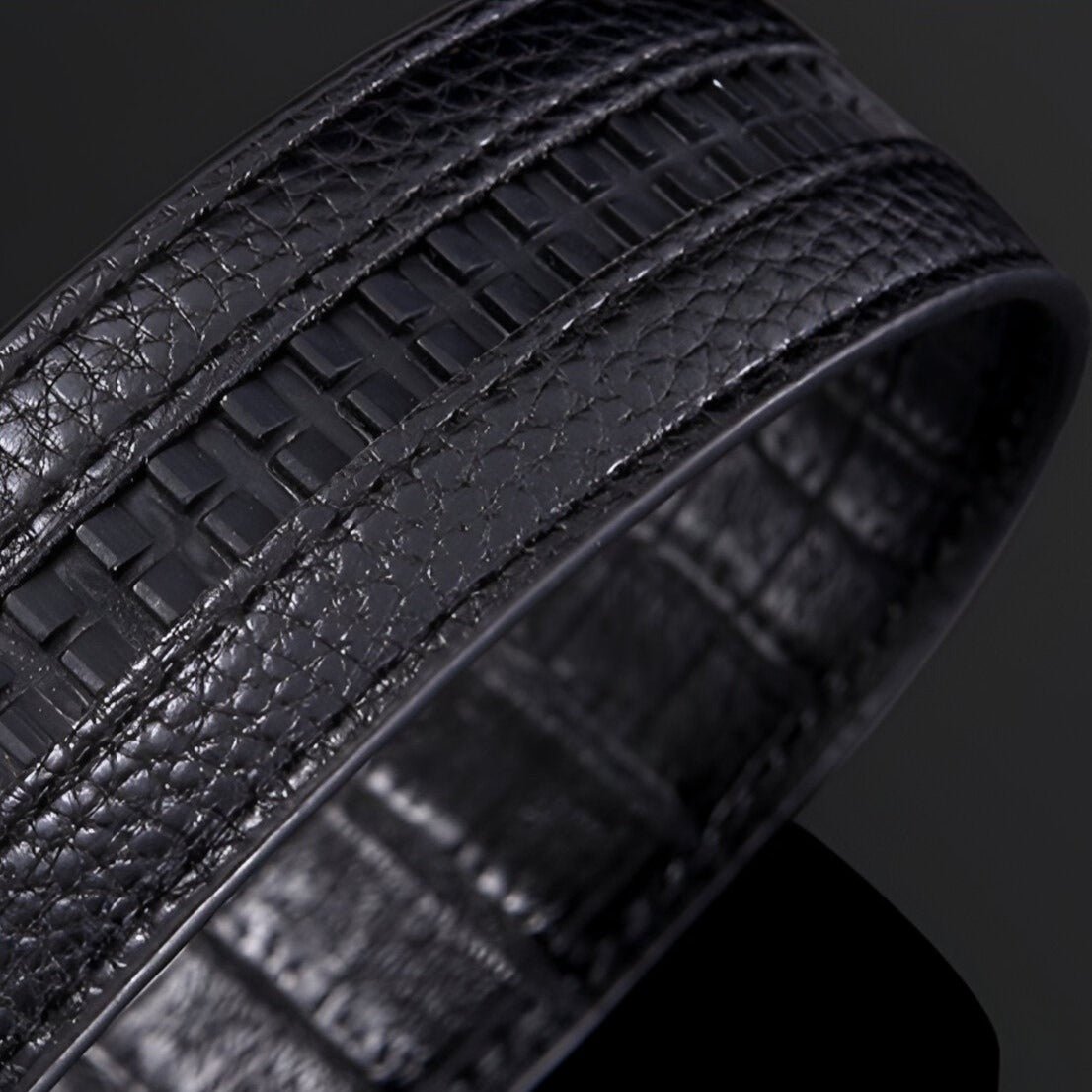 Belt Aspect Crocodile Buckle Crocodile For Men Model Charley by Zictor