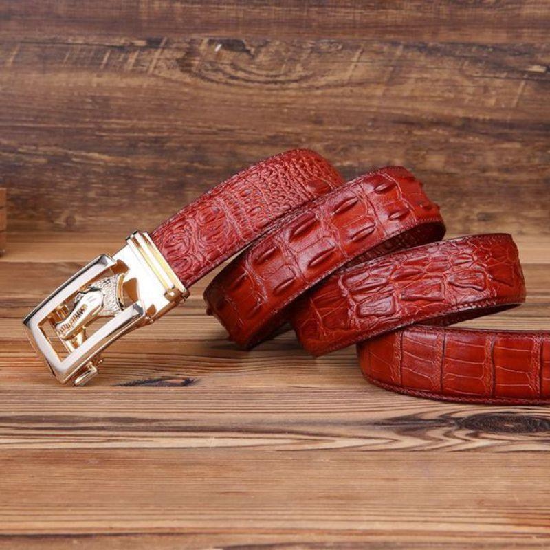 Belt Buckle Crocodile For Men Model Skylar by Zictor