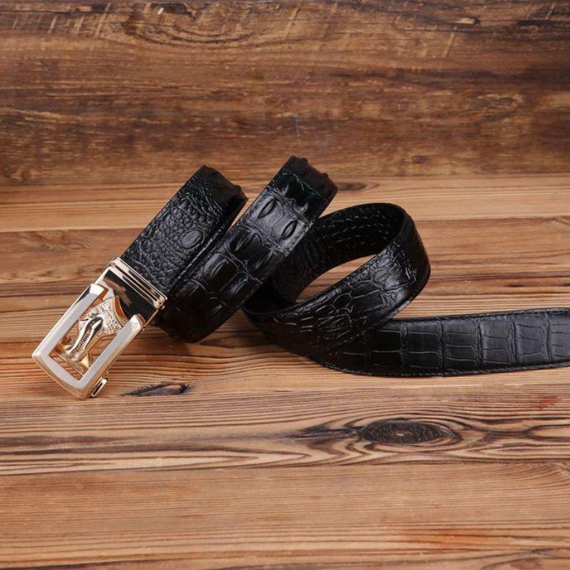Belt Buckle Crocodile For Men Model Skylar by Zictor