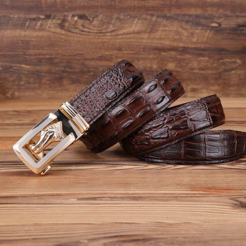 Belt Buckle Crocodile For Men Model Skylar by Zictor