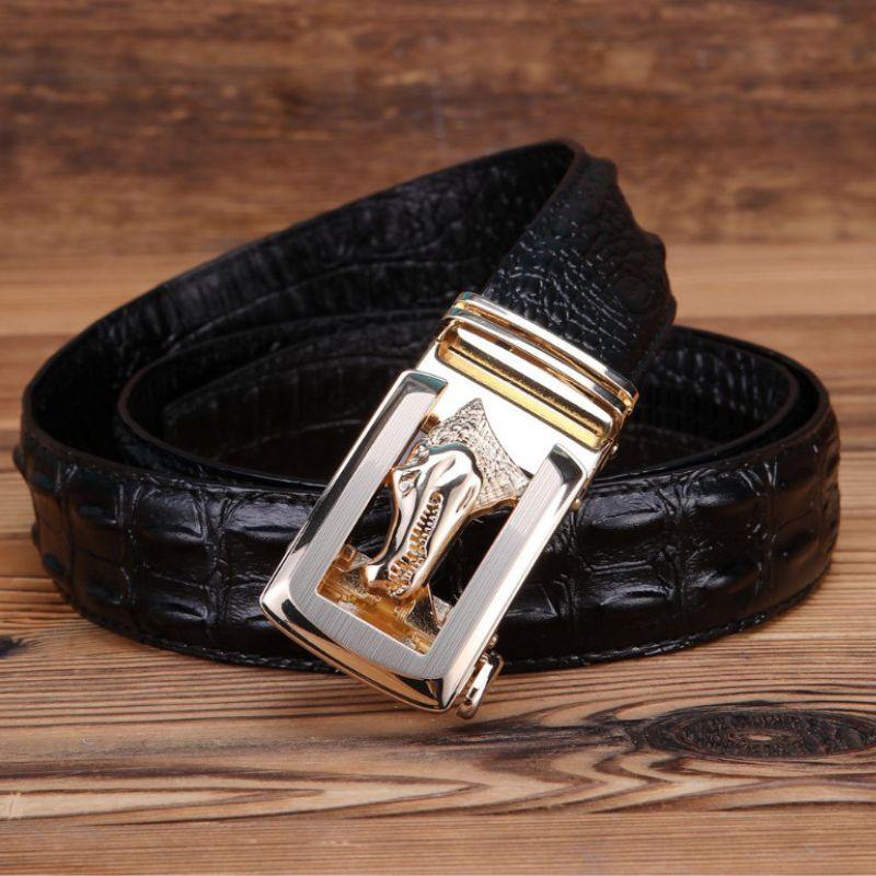 Belt Buckle Crocodile For Men Model Skylar by Zictor