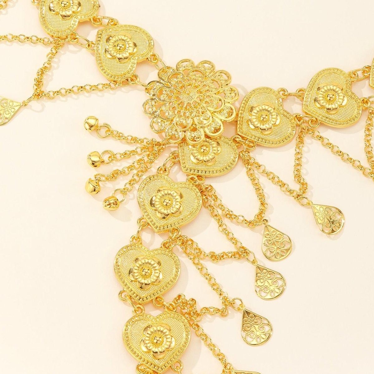 Belt Golden TO Motifs Coeurs Model Alexus by Zictor