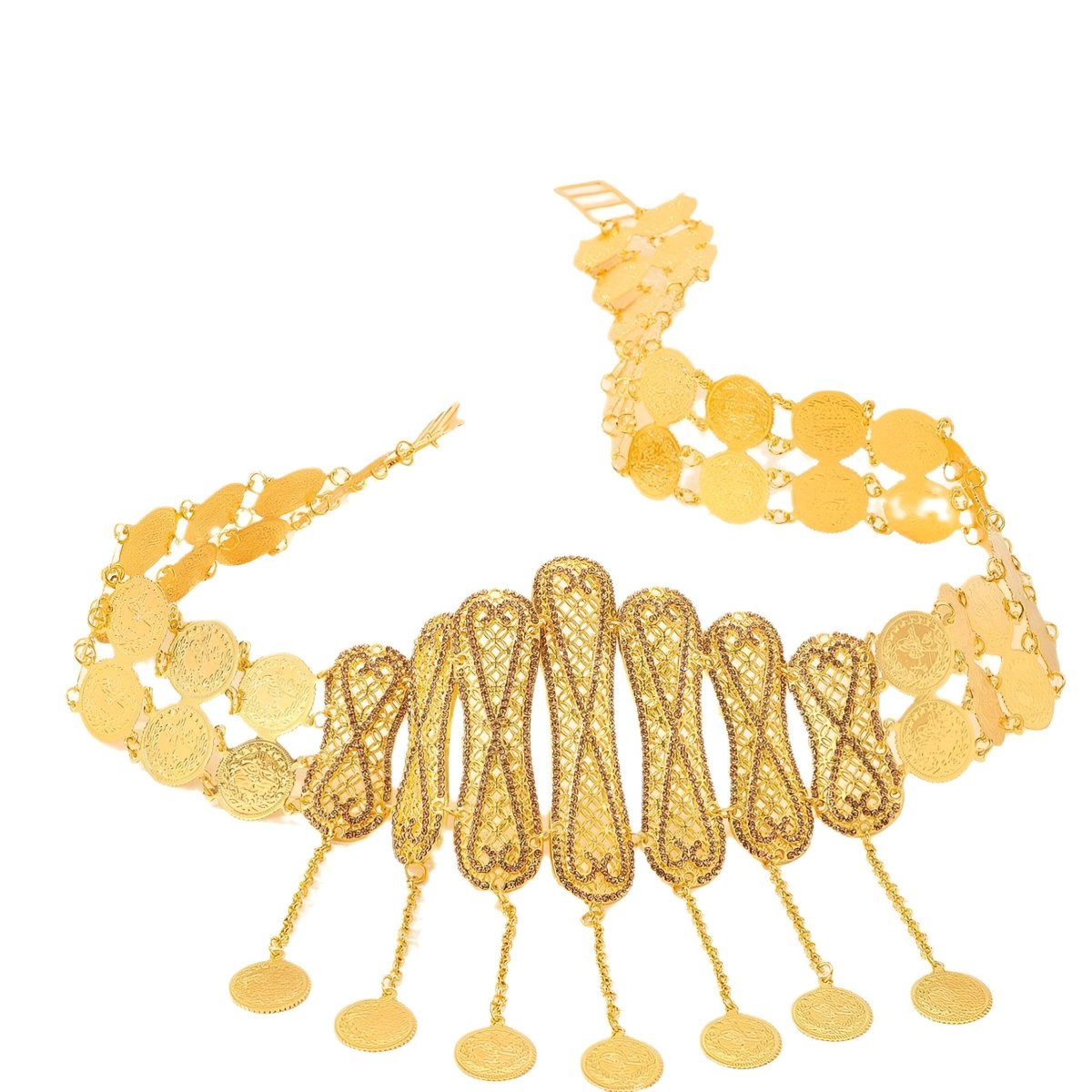 Belt Golden TO Motifs Geometriques And Originaux Model Kaseee by Zictor